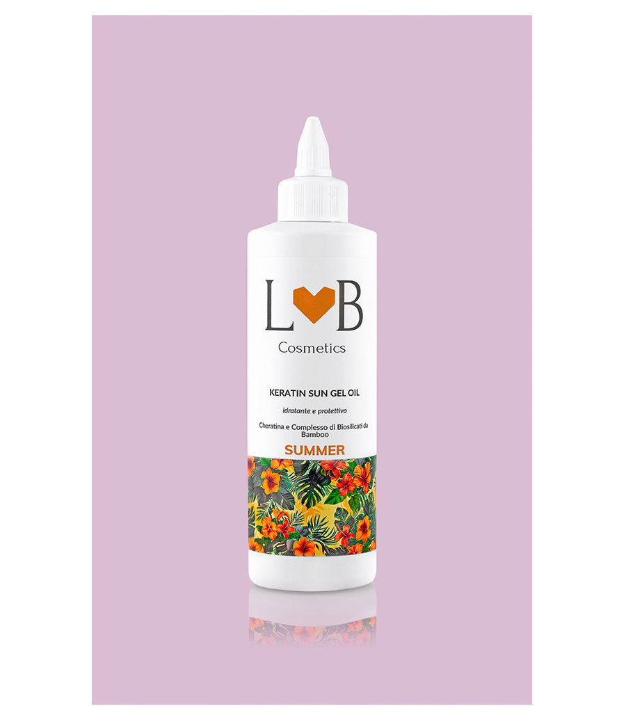 Keratin sun gel oil