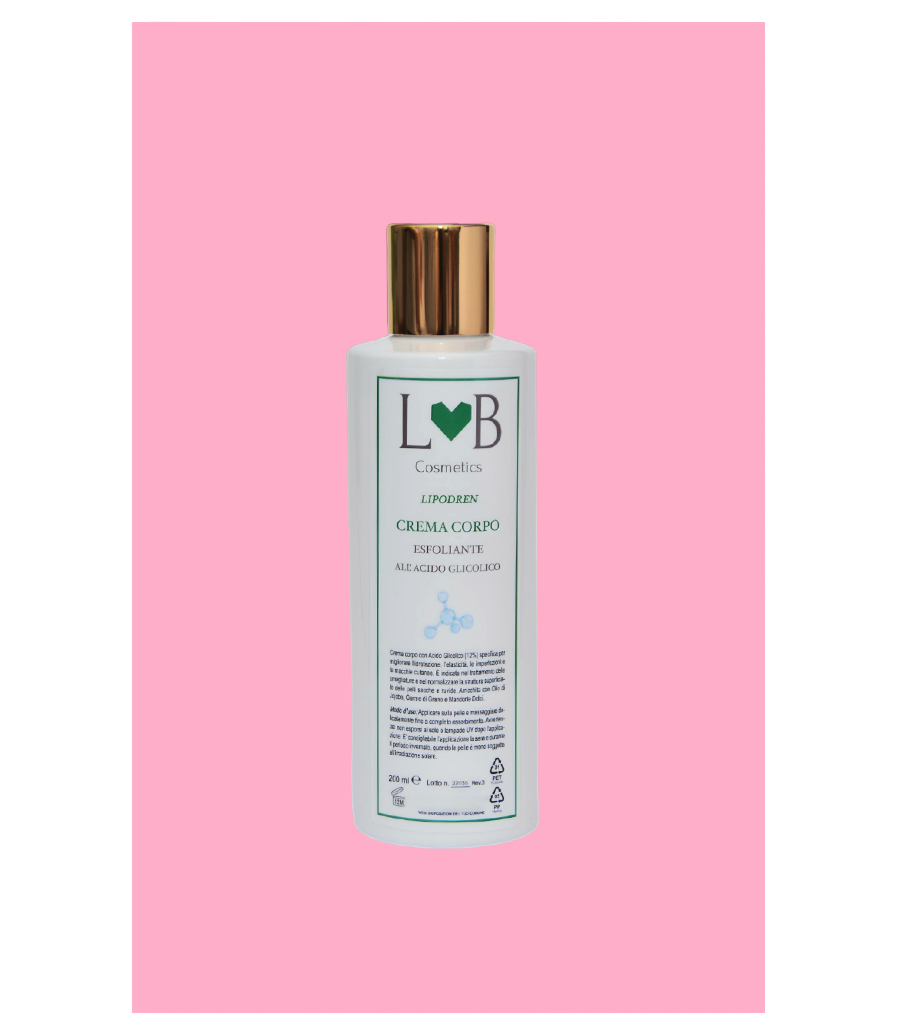 Lovebcosmetics crema corpo esfoliante